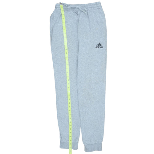 Adidas Men’s Grey Sweatpants S Regular Fit Fleece Joggers
