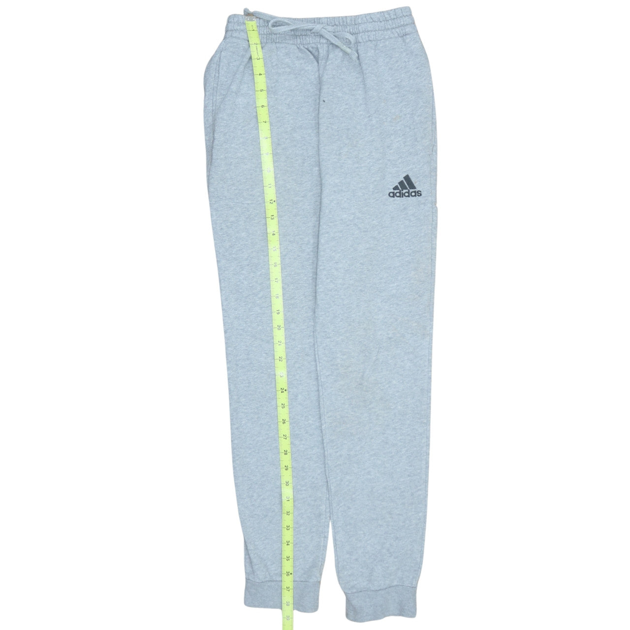 Adidas Men’s Grey Sweatpants S Regular Fit Fleece Joggers