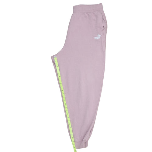 Puma Women’s Pink Jogger Trousers XL Fleece Sweatpants