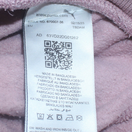 Puma Women’s Pink Jogger Trousers XL Fleece Sweatpants