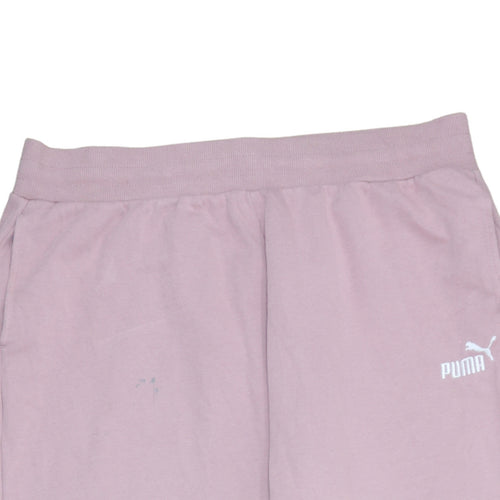 Puma Women’s Pink Jogger Trousers XL Fleece Sweatpants