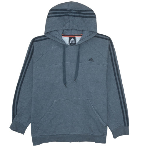Adidas Men's Grey XL Pullover Hoodie Fleece Sportswear
