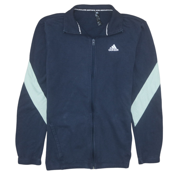 Adidas Men's Blue Full Zip Sweatshirt Jacket Size S