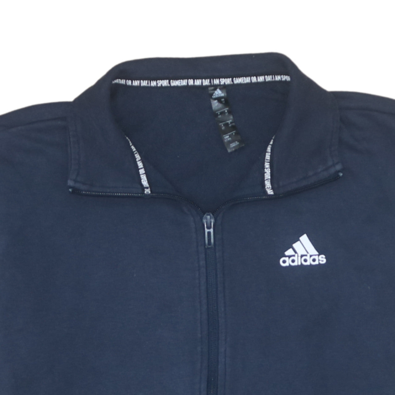 Adidas Men's Blue Full Zip Sweatshirt Jacket Size S