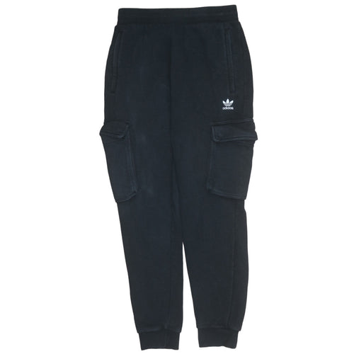 adidas Mens Black Cargo Jogger Trousers Size M