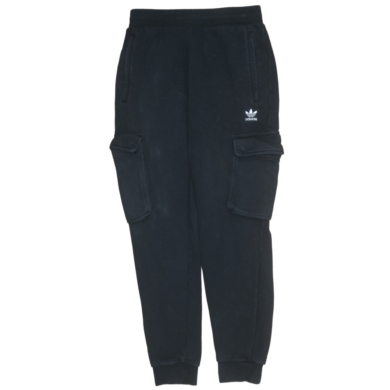 adidas Mens Black Cargo Jogger Trousers Size M