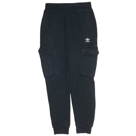 adidas Mens Black Cargo Jogger Trousers Size M