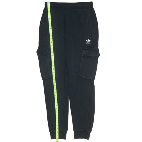 adidas Mens Black Cargo Jogger Trousers Size M