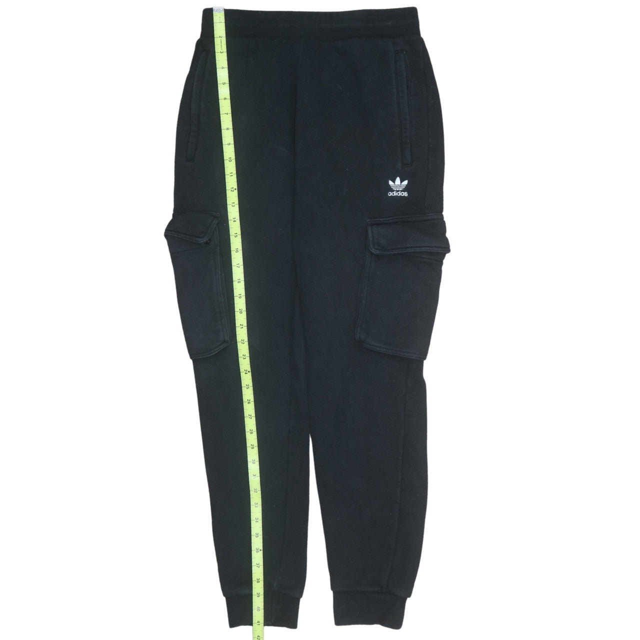 adidas Mens Black Cargo Jogger Trousers Size M