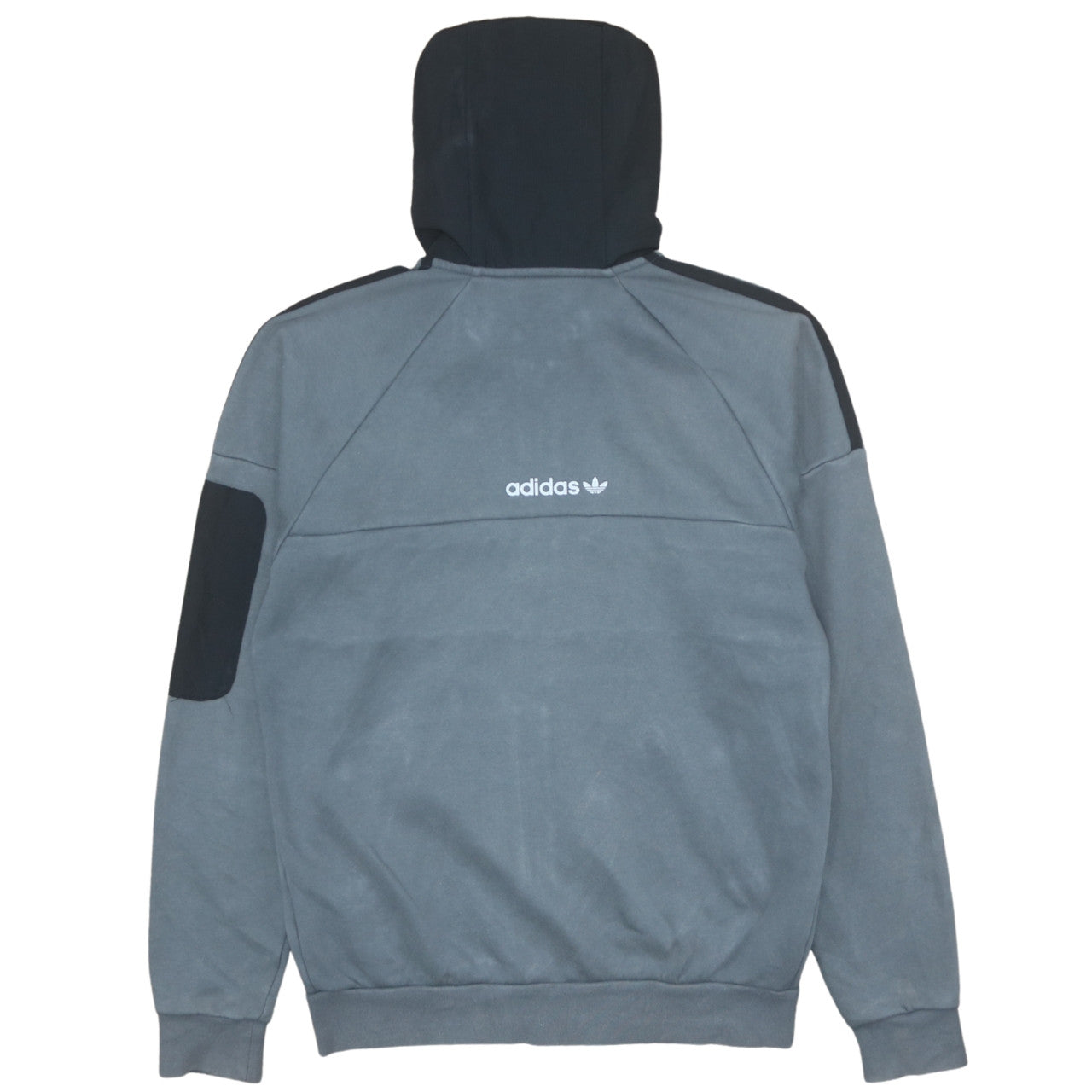 Adidas Men’s Grey Full Zip Hoodie XS Regular Fit Sportswear
