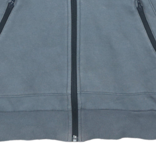 Adidas Men’s Grey Full Zip Hoodie XS Regular Fit Sportswear