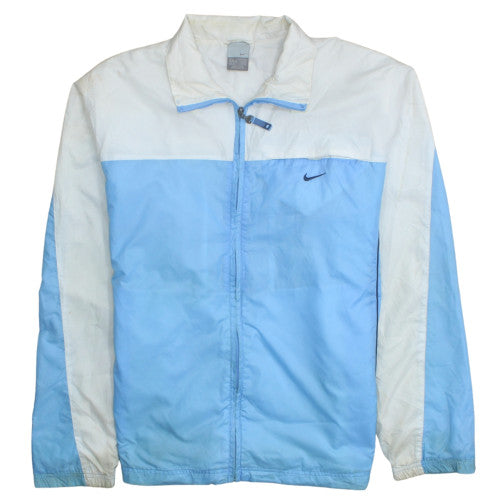 Nike Mens Blue White L Lightweight Windbreaker Jacket