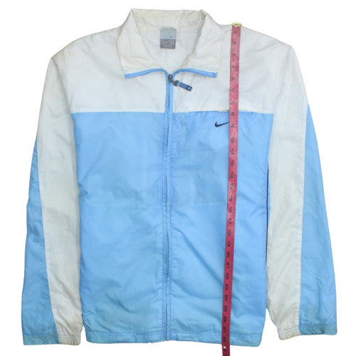 Nike Mens Blue White L Lightweight Windbreaker Jacket