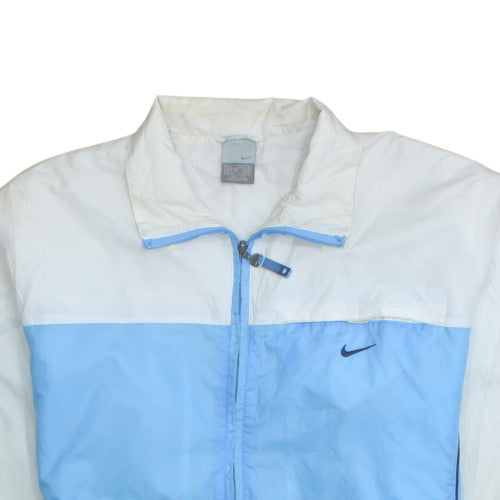 Nike Mens Blue White L Lightweight Windbreaker Jacket