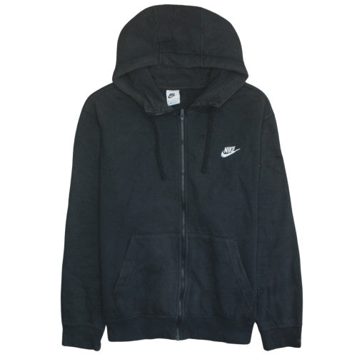 Nike Men's Black XL Full Zip Fleece Hoodie Sweatshirt