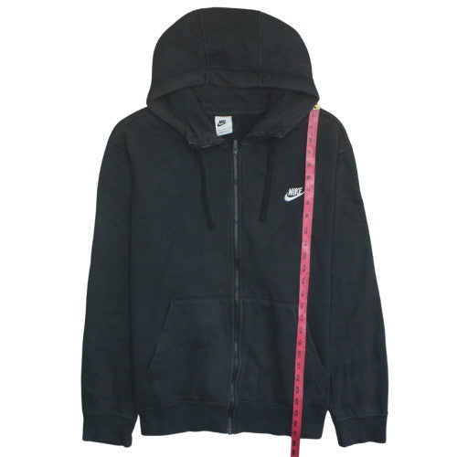 Nike Men's Black XL Full Zip Fleece Hoodie Sweatshirt