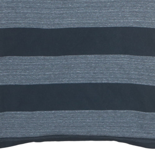 Superdry Men's Grey Striped Crew Neck Cotton T-Shirt 2XL
