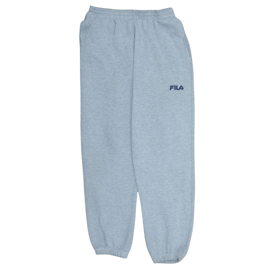 FILA Men's Grey Regular Fit Sweatpants M Casual Fleece Joggers