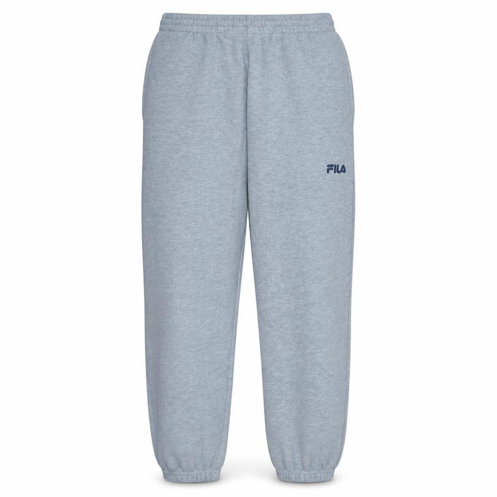 FILA Men's Grey Regular Fit Sweatpants M Casual Fleece Joggers