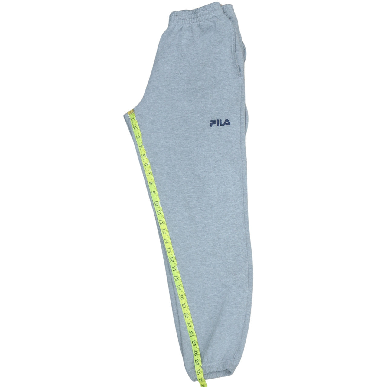 FILA Men's Grey Regular Fit Sweatpants M Casual Fleece Joggers