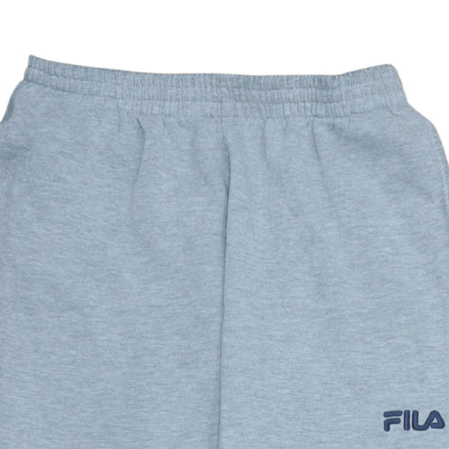 FILA Men's Grey Regular Fit Sweatpants M Casual Fleece Joggers