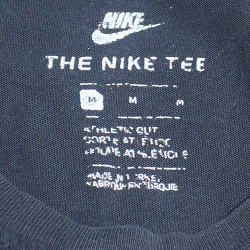 Nike Men's Black Crew Neck Athletic Fit Cotton T-Shirt M