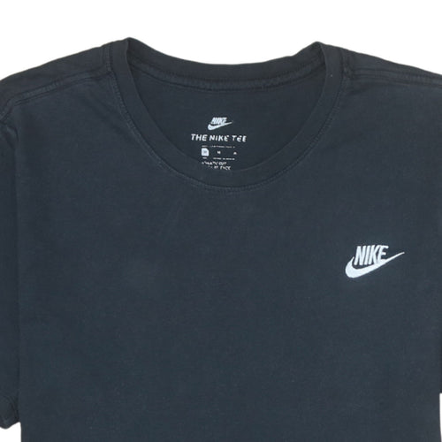 Nike Men's Black Crew Neck Athletic Fit Cotton T-Shirt M