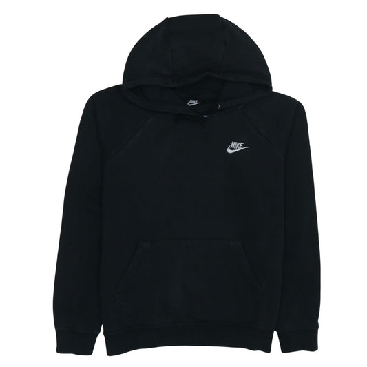 Nike Womens Black Pullover Hoodie Small Hooded Sweatshirt