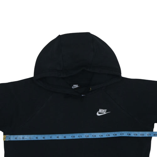 Nike Womens Black Pullover Hoodie Small Hooded Sweatshirt