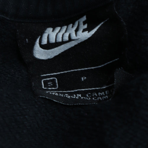 Nike Womens Black Pullover Hoodie Small Hooded Sweatshirt