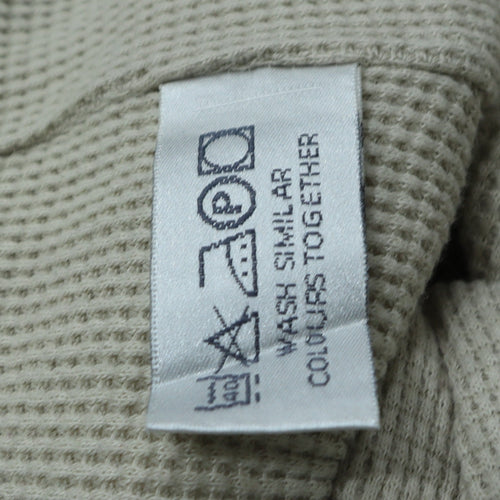 Diesel Women Beige Faux Fur Lined Hooded Pullover Hoodie Medium