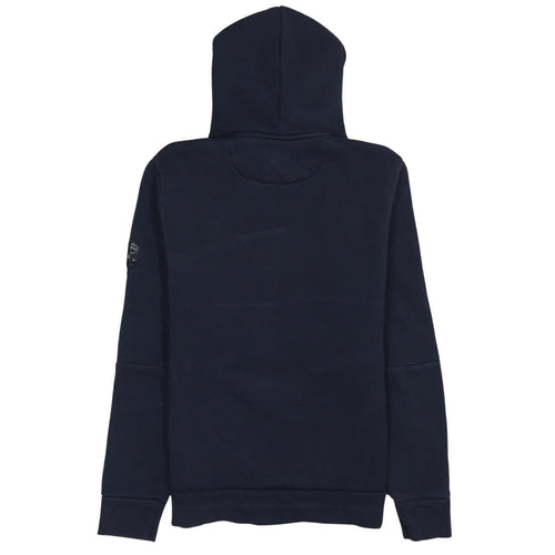 Diesel Women's Navy Blue Hoodie Small Pullover Cotton Blend