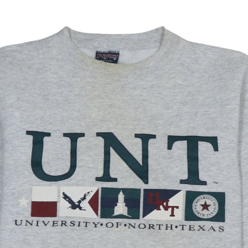 JanSport Women's Grey University of North Texas Pullover Sweatshirt M