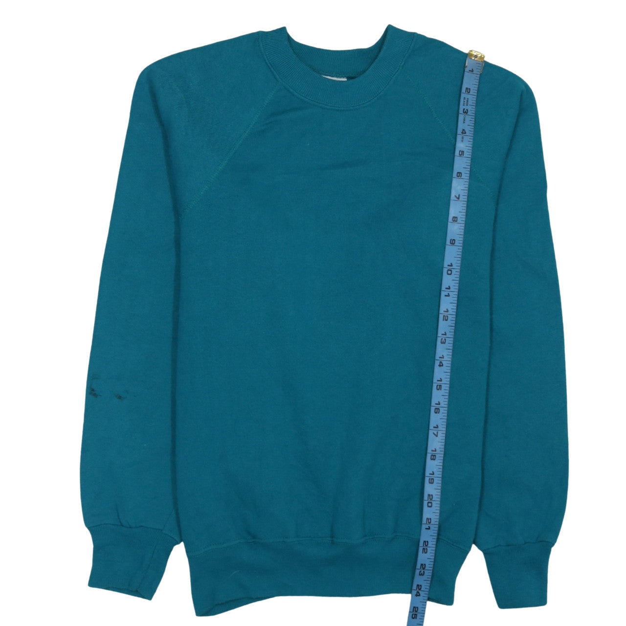 Lee Mens Blue Pullover Crew Neck Cotton Blend Sweatshirt M