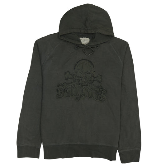 Zara Men’s Green Skull Graphic Pullover Hoodie XL