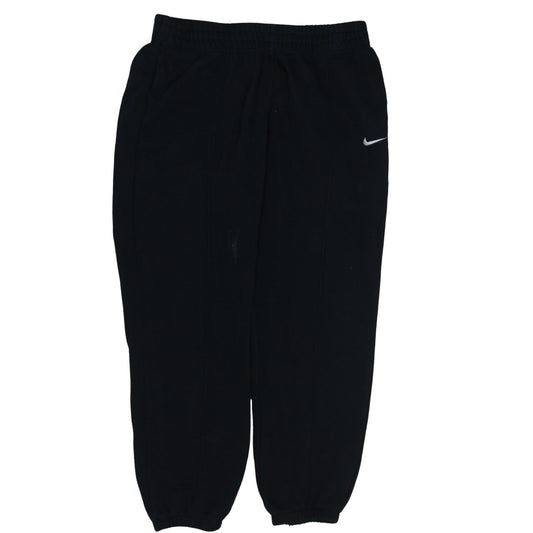 Nike Men's Black Fleece Sweatpants L Regular Fit Casual Tapered