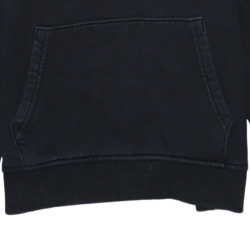 The North Face Boys Black Pullover Hoodie L Cotton Logo Sweatshirt