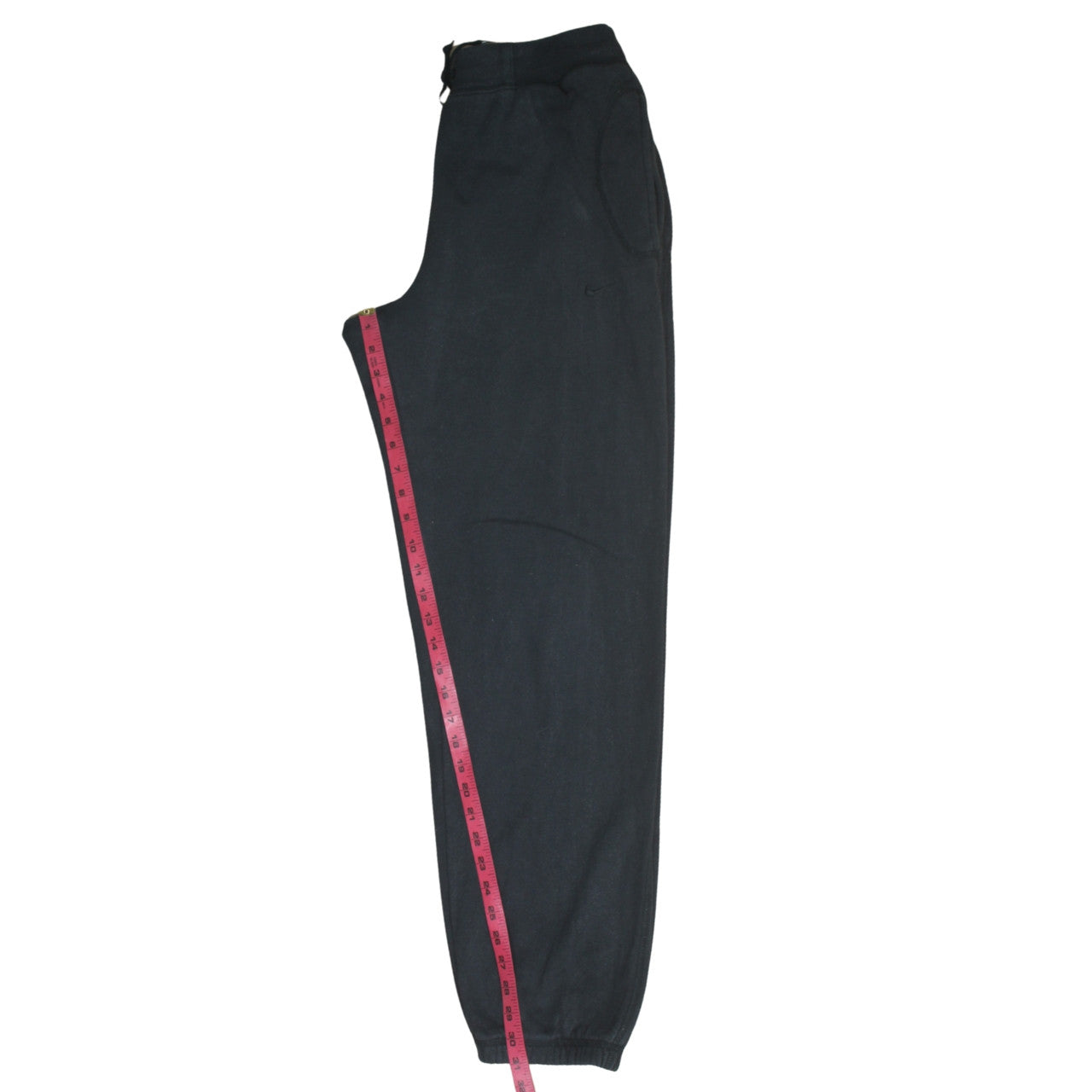 Nike Mens Black Fleece Sweatpants M Regular Fit Drawstring Joggers