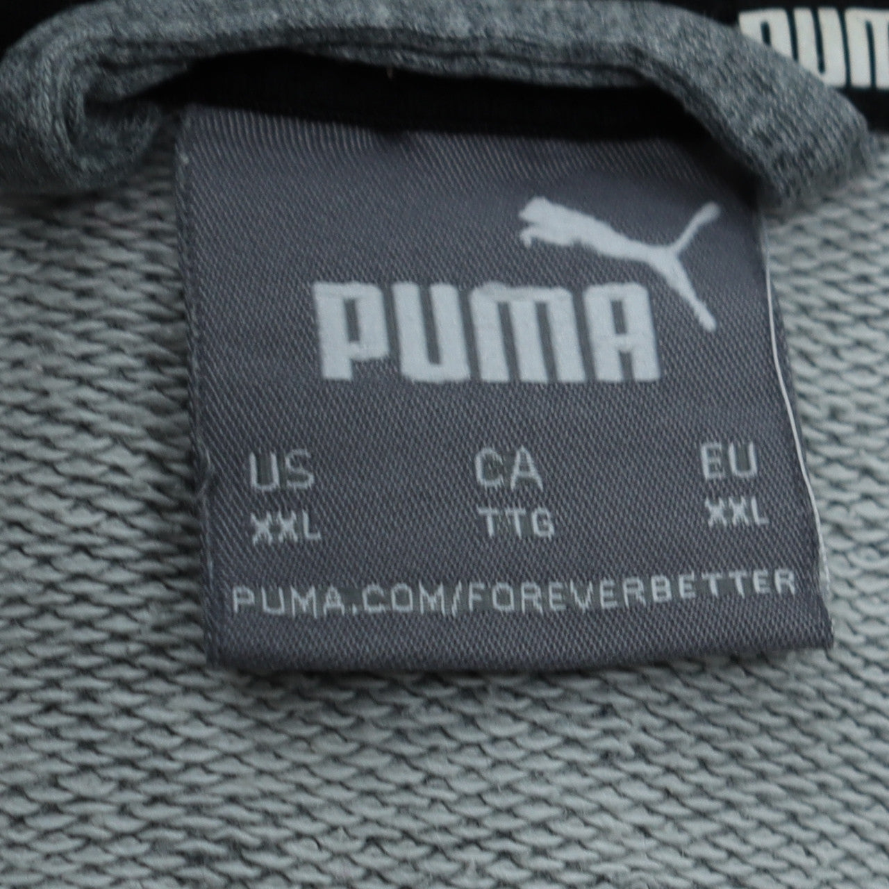 Puma Men’s Grey Full Zip Hoodie XL Sportswear Sweatshirt