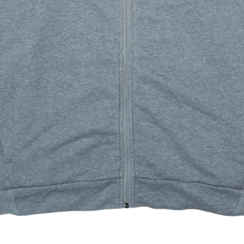 Puma Men’s Grey Full Zip Hoodie XL Sportswear Sweatshirt
