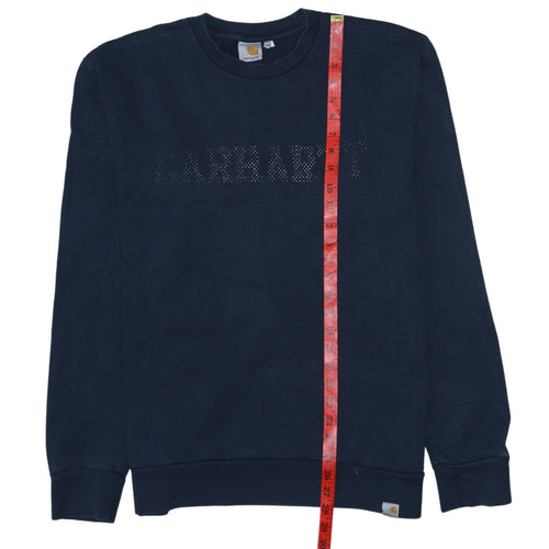 Carhartt Men Blue XL Pullover Sweatshirt Crew Neck Cotton