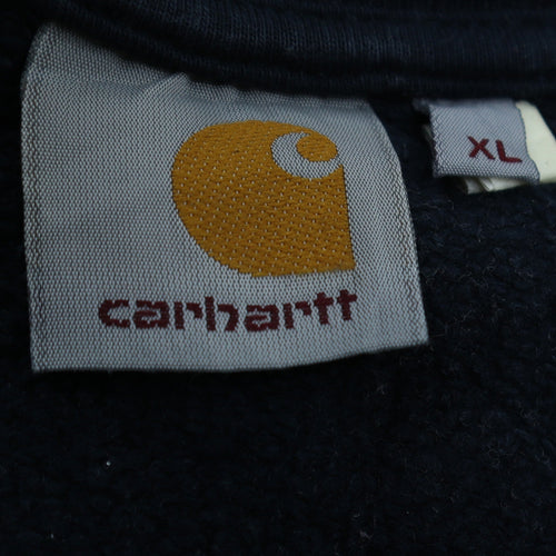 Carhartt Men Blue XL Pullover Sweatshirt Crew Neck Cotton