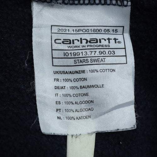 Carhartt Men Blue XL Pullover Sweatshirt Crew Neck Cotton