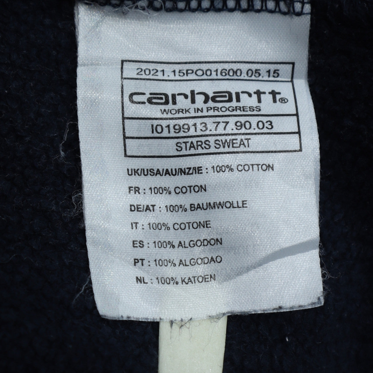 Carhartt Men Blue XL Pullover Sweatshirt Crew Neck Cotton