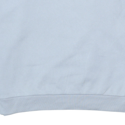 Lacoste Womens White Relaxed Fit Logo Sweatshirt Size L