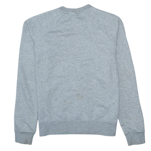 Nike Men's Grey Small Crew Neck Pullover Sweatshirt Regular Fit