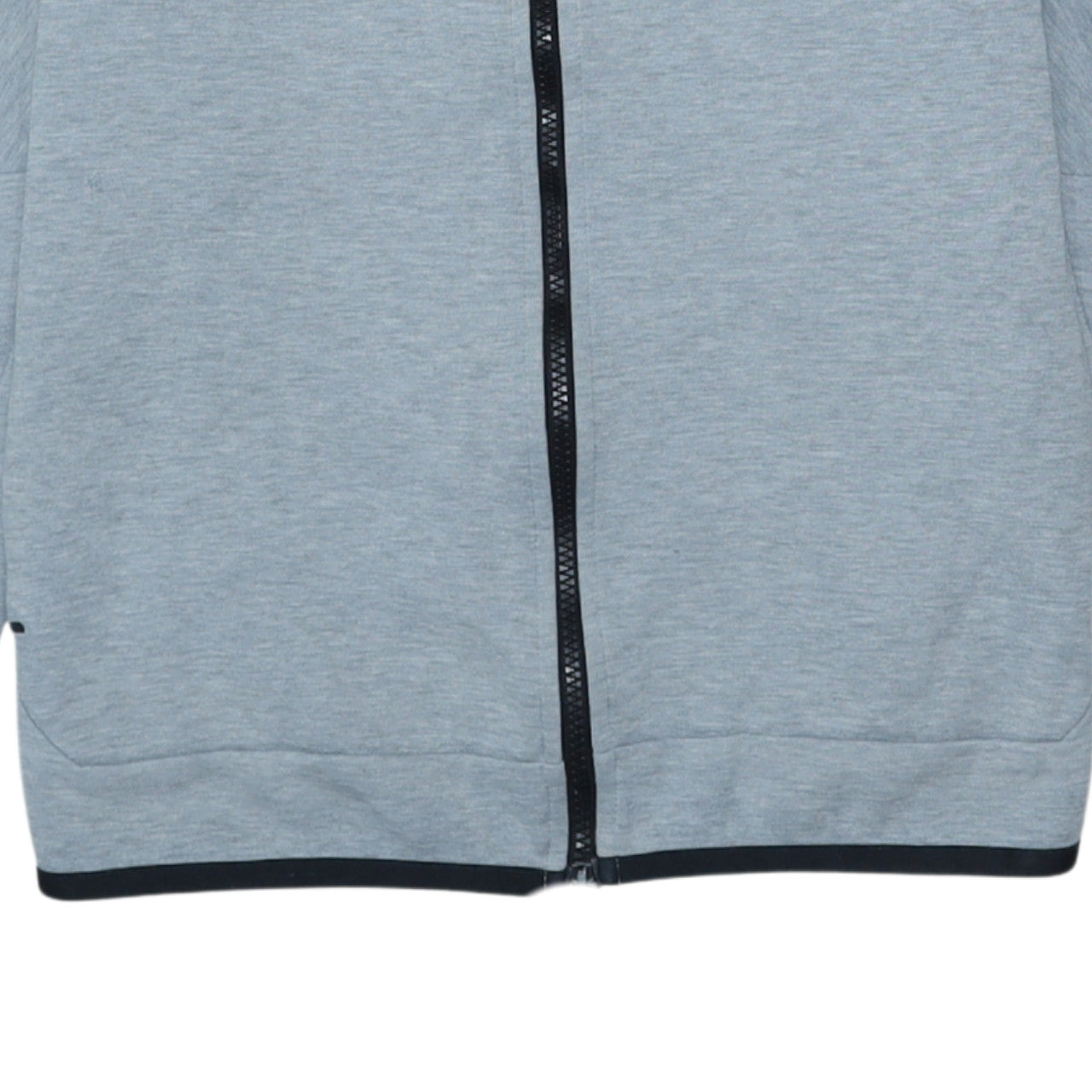 Nike Men's Grey Full Zip Hoodie M Regular Fit Sportswear