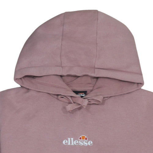 Ellesse Womens Pink Hoodie UK 12 Pullover Long Sleeve Hooded Sweatshirt