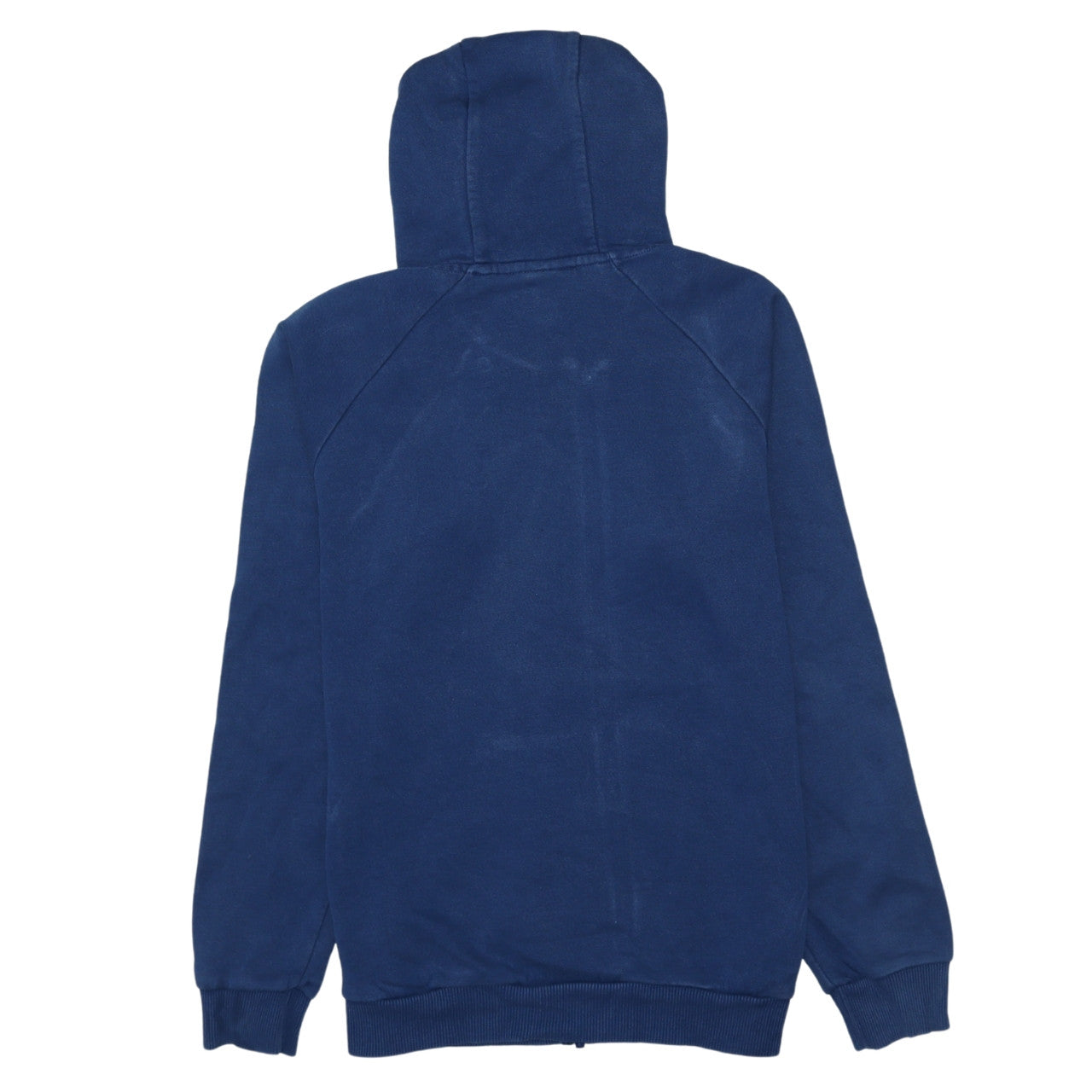 Adidas Men's Blue Full Zip Hoodie Size S Sports Fleece Jacket