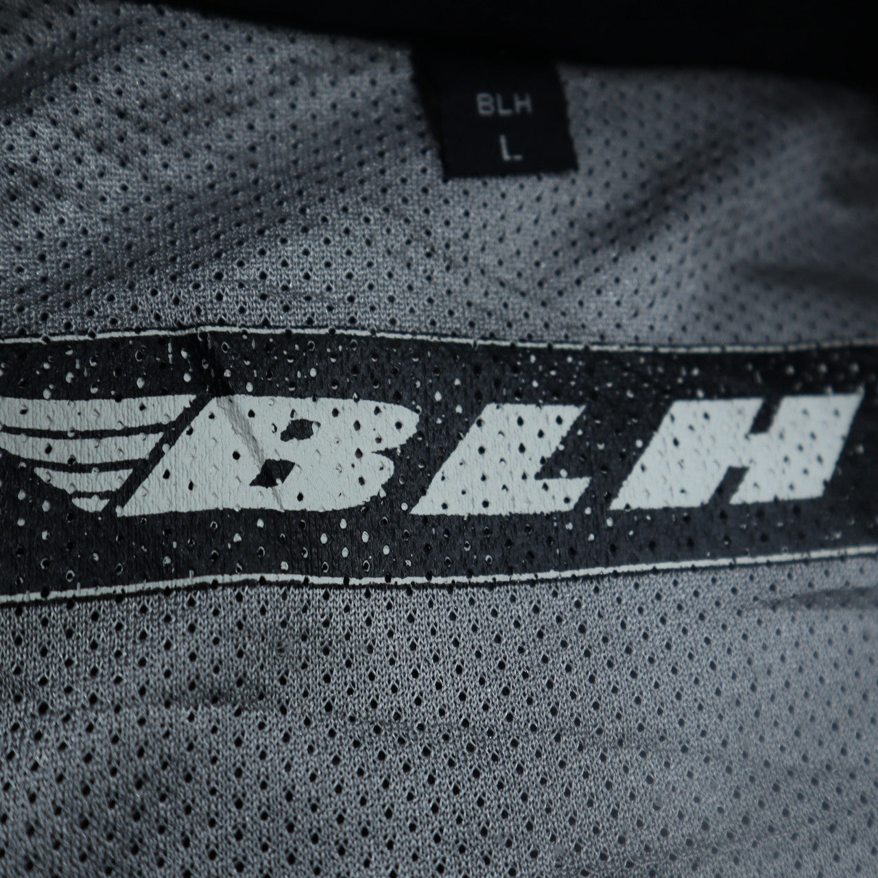 BLH Men's Black Motorcycle Jacket L Windproof Racing Style